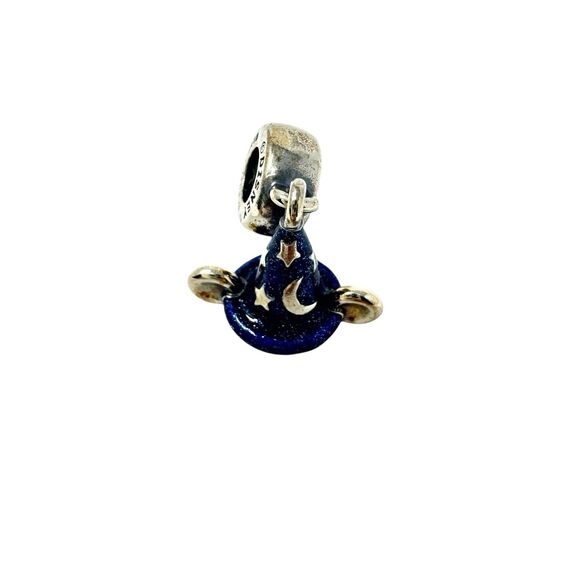 Pandora Disney Sterling Silver Mickey Mouse Fantasia Wizard Hat Charm